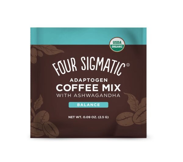 Instant coffee with Ashwagandha and Chaga mushrooms Four Sigmatic Balance