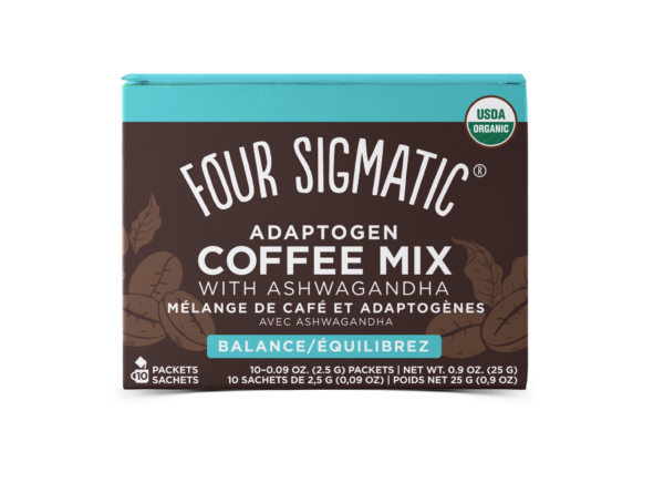 Instant coffee with Ashwagandha and Chaga mushrooms Four Sigmatic Balance