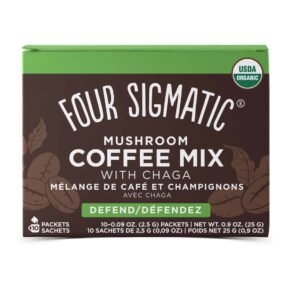 Instant coffee with Chaga and Cordyceps mushrooms Four Sigmatic Defend