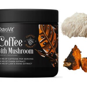 Instant coffee with chaga and Lion's mane mushrooms
