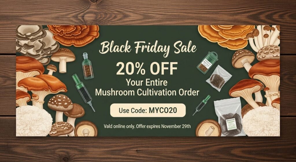Black friday sale GrowMushrooms.eu