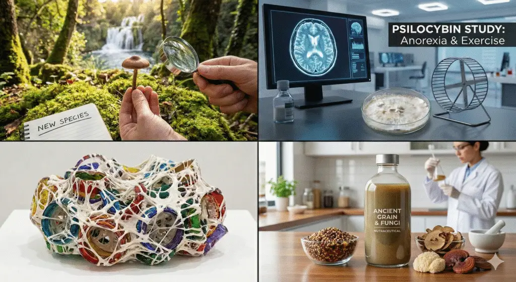 Mushroom Weekly: Biodiversity Breakthroughs and Medical Frontiers