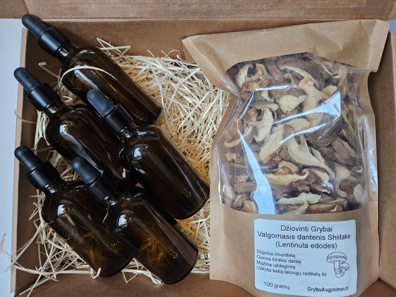 Mushroom tincture making kit